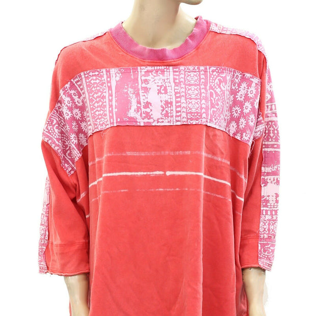 Free People We The Free Happiness In Bloom Tunic Tee Top