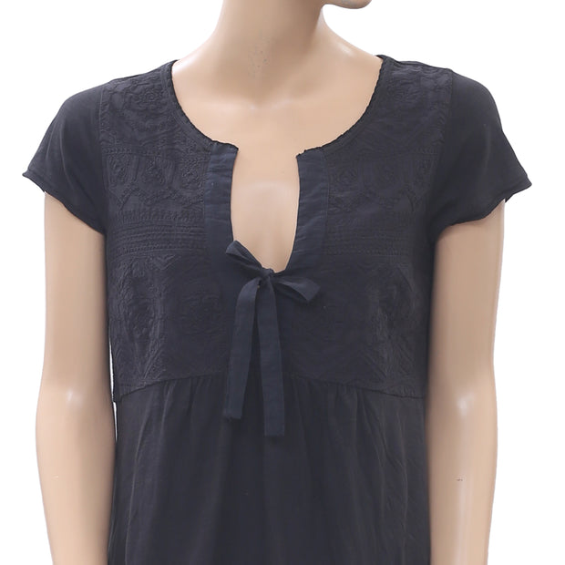 Odd Molly Anthropologie 刺绣衬衫上衣 S-1