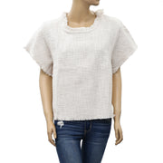 IRO Dorothy Tweed Blouse Top
