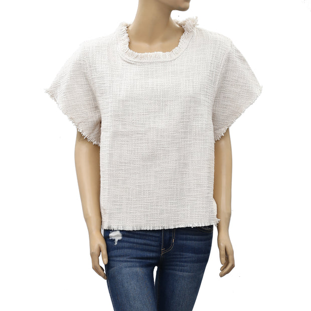 IRO Dorothy Tweed Blouse Top
