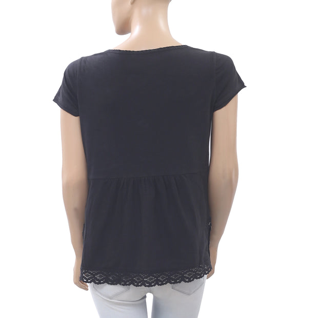 Odd Molly Anthropologie 刺绣衬衫上衣 S-1