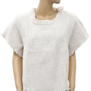 IRO Dorothy Tweed Blouse Top