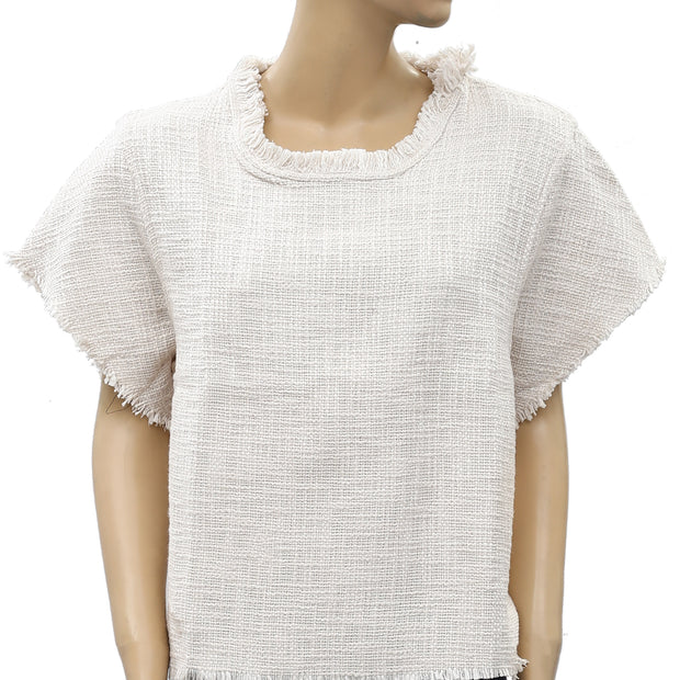 IRO Dorothy Tweed Blouse Top
