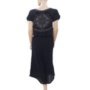 Free People Embroidered Jumpsuit XS
