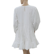 Rhode Ella Resort Solid Mini Dress L