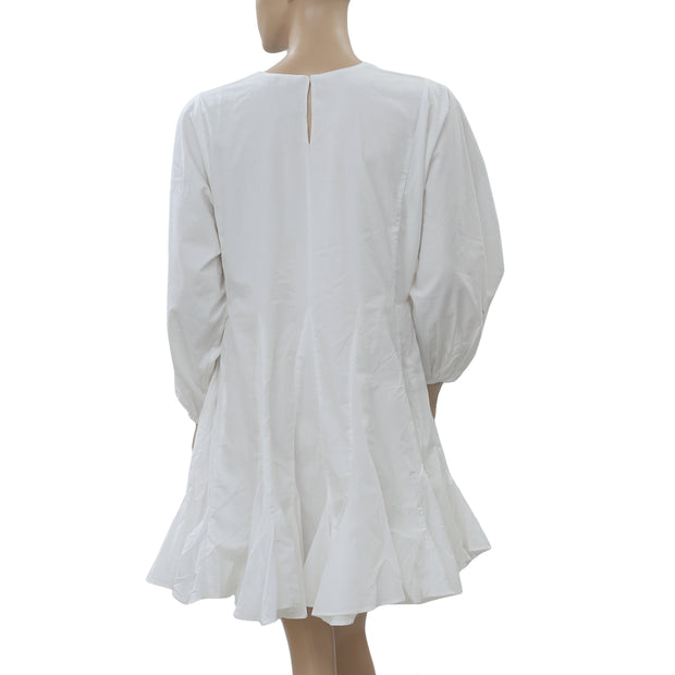 Rhode Ella Resort Solid Mini Dress L
