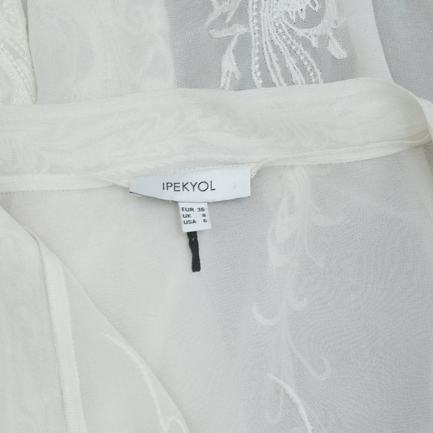 Ipekyol Embroidered Coverup Blouse Top S