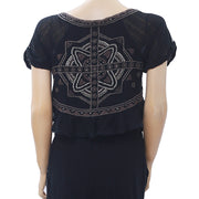 Free People Embroidered Jumpsuit XS