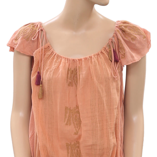 Free People Pukka Tee Blouse Top