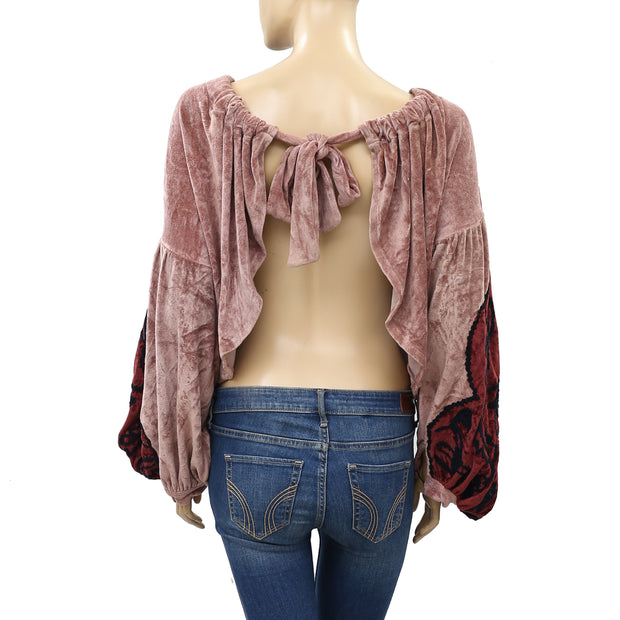 Soft Surroundings Embroidered Pullover Top L