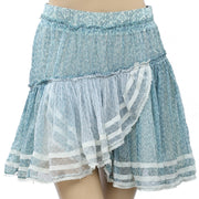 Free People Annabel Lee Printed Mini Skirt XS