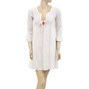 Odd Molly Anthropologie Sequin Embellished Smocked Mini Dress XS 0