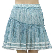 Free People Annabel Lee Printed Mini Skirt XS