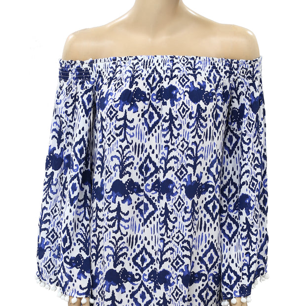 Lilly Pulitzer Nita Off The Shoulder Cover-up Mini Dress XXS