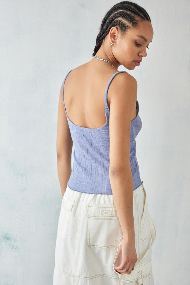 BDG Urban Outfitters Avery Laddered Cami Blouse Top