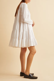 MERLETTE Soliman Tiered Mini Dress
