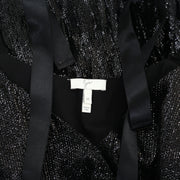 JOIE Itara Sequin Black Mini Dress M