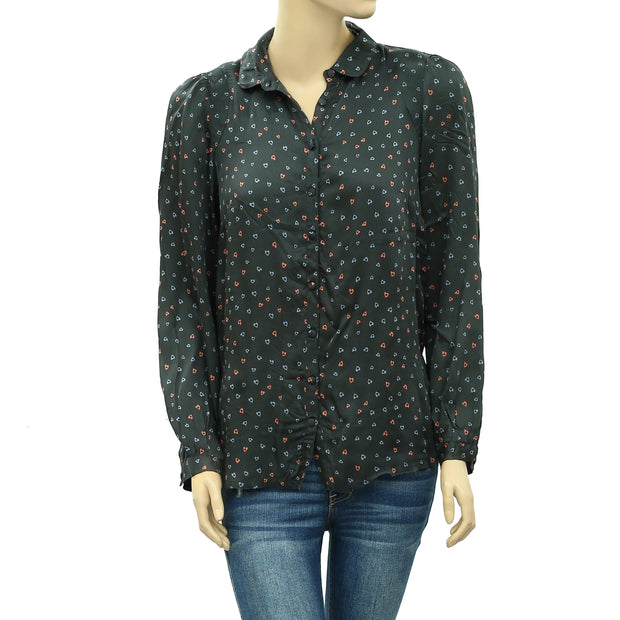Zadig & Voltaire Tiara Printed Blouse Top XS