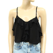 Kimchi Blue Ruffle Criss Cross Top