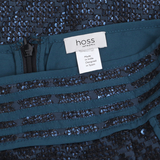 Hoss Intropia Anthropologie Falda Sequin Mini Skirt  S