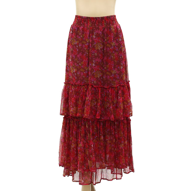 Odd Molly Anthropologie Claudette Midi Skirt