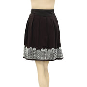 Monsoon Embroidered Mini Skirt M