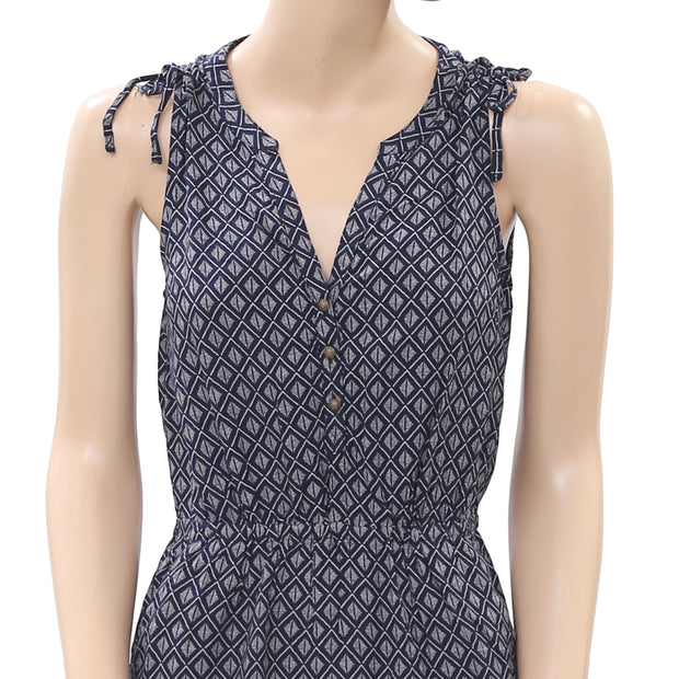 Lucky Brand Block Printed Tunic Mini Dress XS
