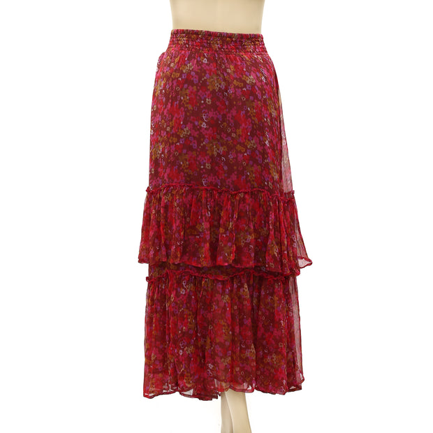 Odd Molly Anthropologie Claudette Midi Skirt