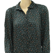 Zadig & Voltaire Tiara Printed Blouse Top XS