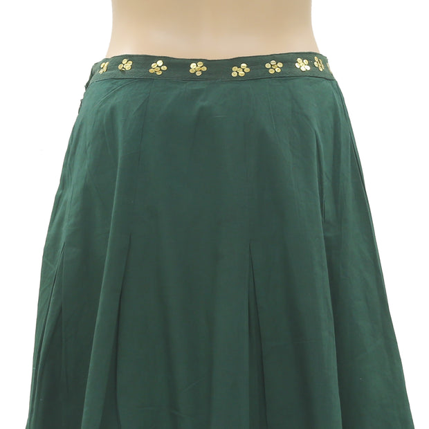 Almatrichi Sequin Embellished Embroidered Skirt S