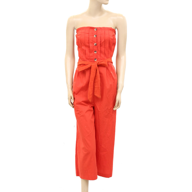 The Label Life Scarlet Tube Red Jumpsuit Dress