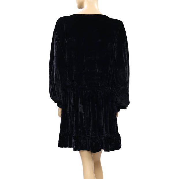 Ulla Johnson Claudette Velvet Mini Dress S