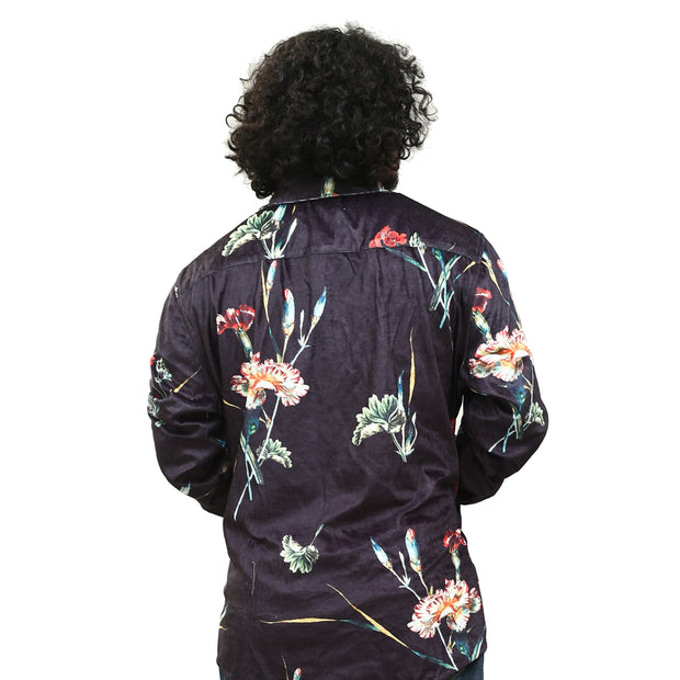 ASOS DESIGN Men's Casual Deep Floral Printed Shirt 3XL PS