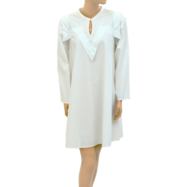 Sea New york Cotton-Voile White Mini Dress