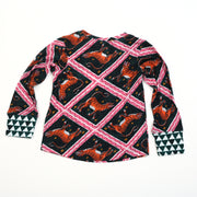 Anthropologie Kid's Girls Corinne Lent Tigress Flannel Pajama & Top 3T Yr