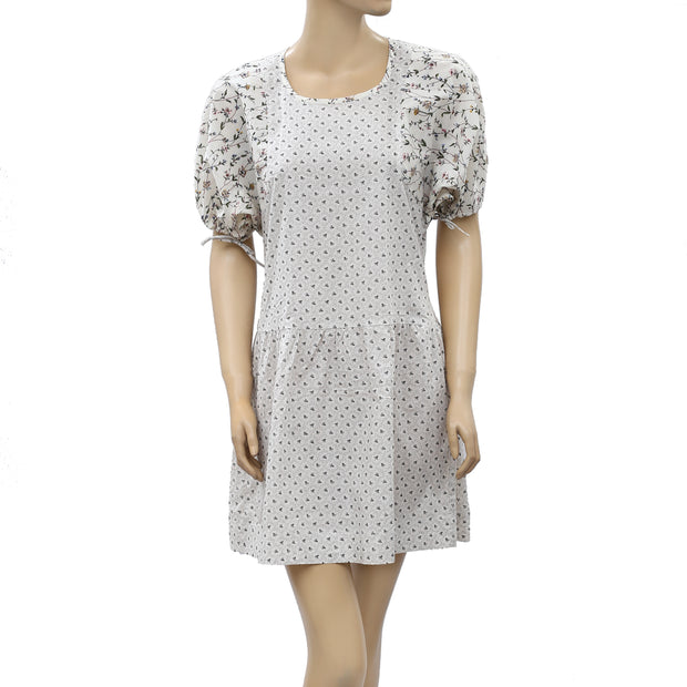 Anthropologie Floral Printed Mini Dress S