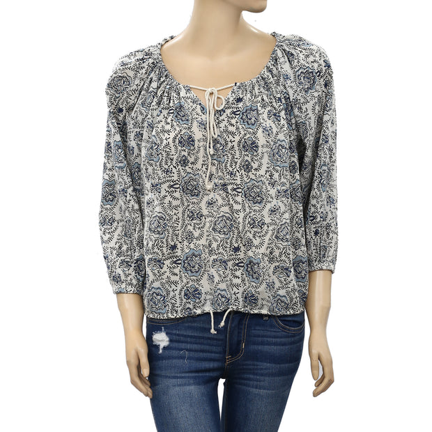 Denim &amp; Supply Ralph Lauren 花卉印花衬衫上衣 S
