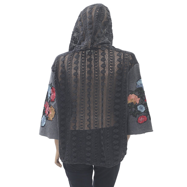 Pins & Needles Urban Outfitters Boxy Hooded Pullover Top L