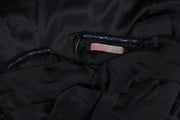 Saint Tropez Pleated Solid Black Tube Mini Dress XS