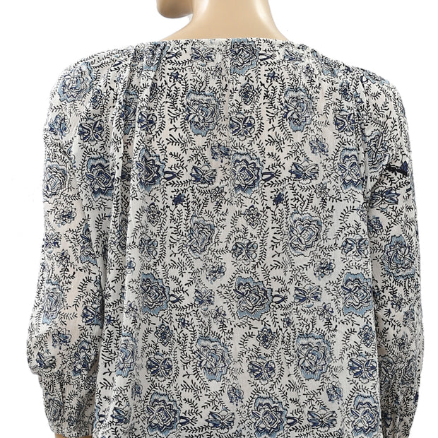 Denim &amp; Supply Ralph Lauren 花卉印花衬衫上衣 S
