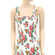 Rhode Resort Jasmine Smocked Mini Dress XS