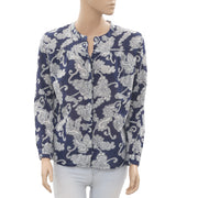 Berenice Chemise Via Floral Printed Blouse Top S
