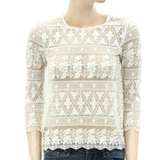 Denim &amp; Supply Ralph Lauren 花卉刺绣衬衫上衣 XS