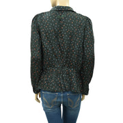 Zadig & Voltaire Tiara Printed Blouse Top XS