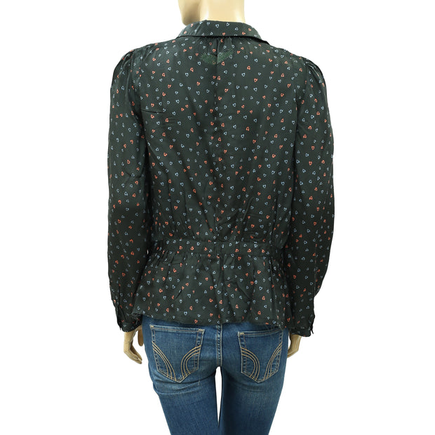Zadig & Voltaire Tiara Printed Blouse Top XS