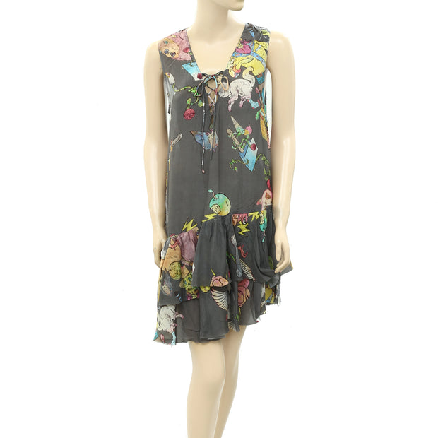 Zadig & Voltaire Ro­ry Printed Mini Dress S