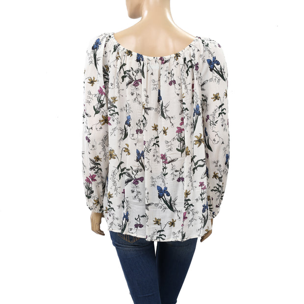 Kimchi Blue Urban Outfitters Floral Printed Blouse Top M