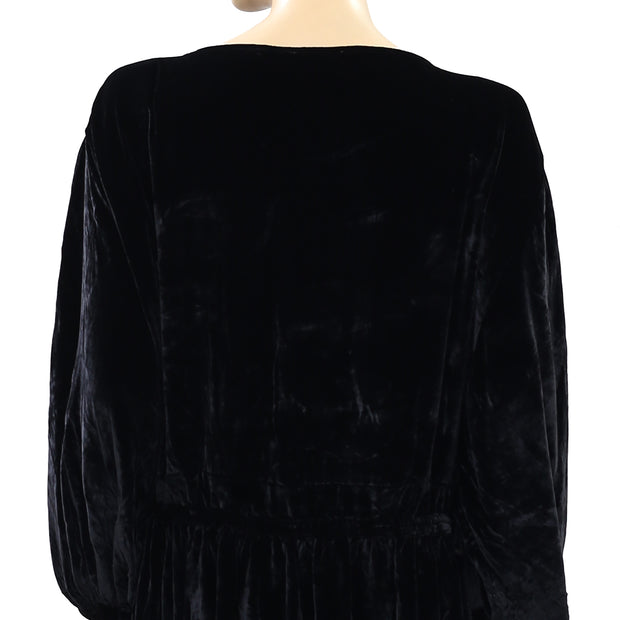 Ulla Johnson Claudette Velvet Mini Dress S