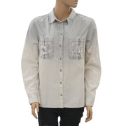 BDG Urban Outfitters Breezy Chambray Shirt Top M