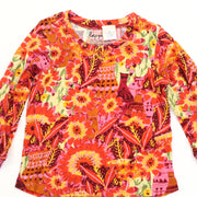 Anthropologie Roeqiya Kids Girls Floral Printed Top & Pants Set 3 Years